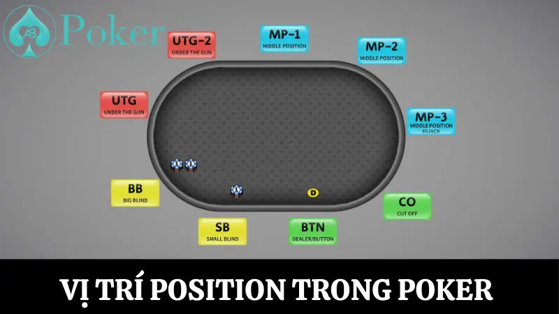 vị trí position trong poker