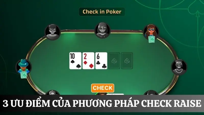 ưu điểm của Check raise